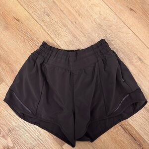 Lululemon hotty hot high rise lined shorts